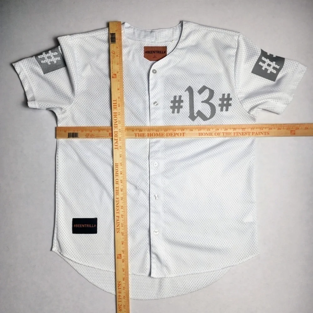 Been Trill Baseball Jersey Shirt Top #BeenTrill Size L, Drake, Perfect Condition - Picture 12 of 12